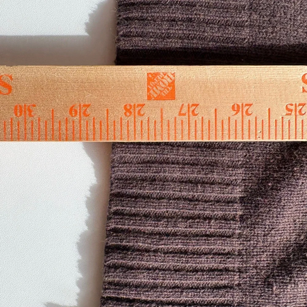 J Crew Oar Mens Dark Brown Cotton Cashmere Blend Quarter Zip Sweater Size‎ M